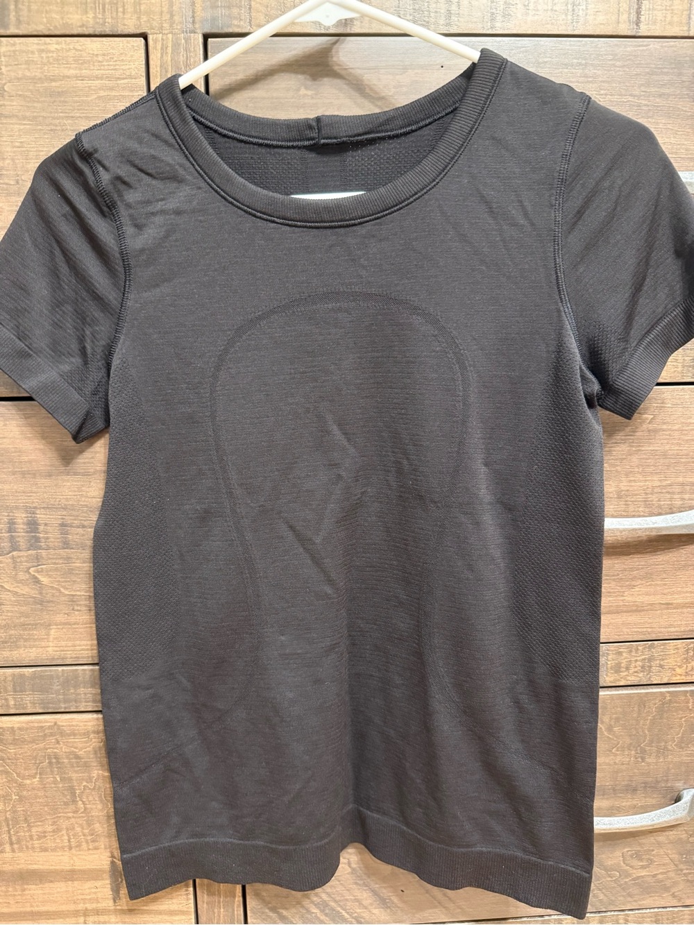 lululemon athletica Black Short Sleeve Crew Tee